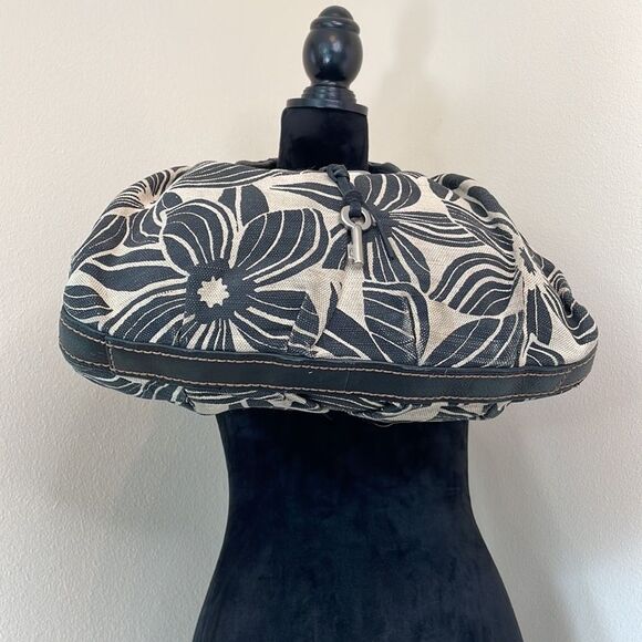 Fossil vintage floral canvas shoulder bag - Picture 3 of 14